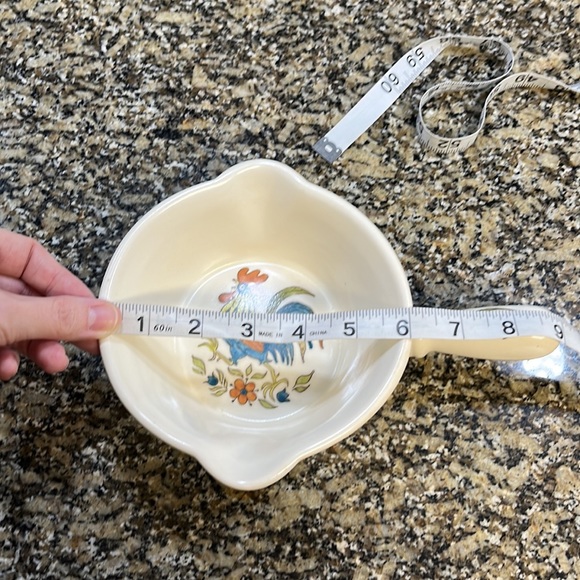 Rooster Bleu Poppytrail Gravy Boat - Picture 7 of 8